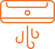 ac unit installation line icon