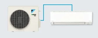 Daikin single-zone ductless mini split system for heating and cooling one room